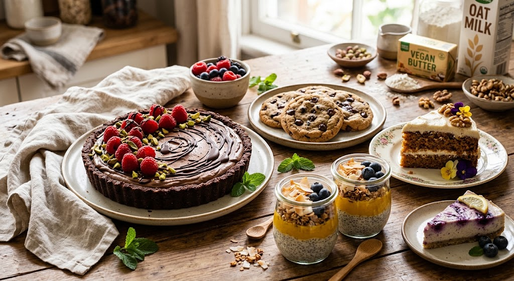 Plant-Based Alternatives to Butter, Cream and Eggs in Sweet Treats